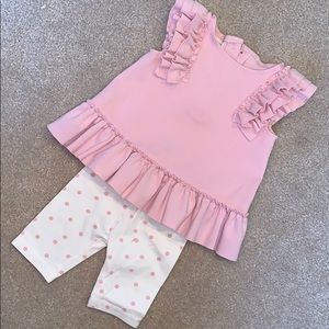 Baby girl’s 2 piece Capri set